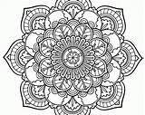 Mandala Pages Coloring Yin Yang Awesome Intricate Getcolorings Ma Getdrawings sketch template
