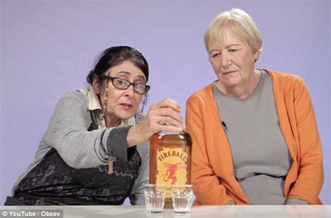 Grandmothers Throw Back Shots Of Fireball Whisky For The First Time In