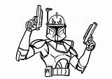 Rex Captain Coloring Wars Star Pages Clone Commander Print Popular sketch template