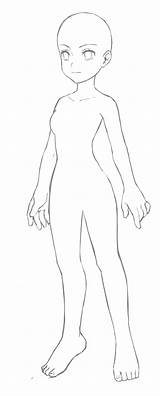 Mannequin Drawing Anime Coloriage Model Body Coloring Dessin Imprimer Template Manga Pages Base Modèle Kids Habiller Et Getdrawings Avec Des sketch template