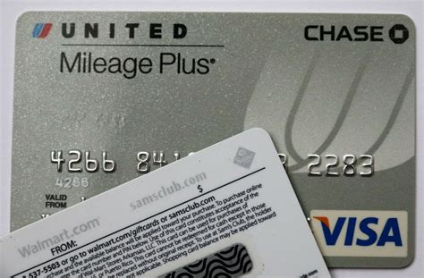 expired  chase bank united airlines visa credit card credit charge cards