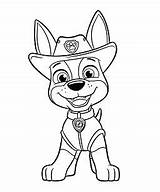 Paw Patrol Tracker Pages Coloring sketch template