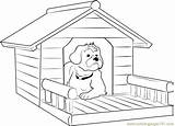 Dog House Coloring Porch Drawing Pages Drawings Color Coloringpages101 Getdrawings Getcolorings 85kb 580px sketch template