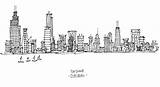 Skyline Chicago Drawing Sketch Outline Simple City Cityscape Easy Line Drawings Nashville Nyc York Coloring Pages Paintingvalley Boston Related Choose sketch template