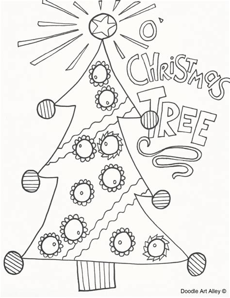 print  christmas colouring pages