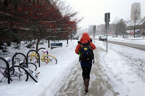 University Of Michigan Cancels Classes Tuesday Due To Extremely Cold