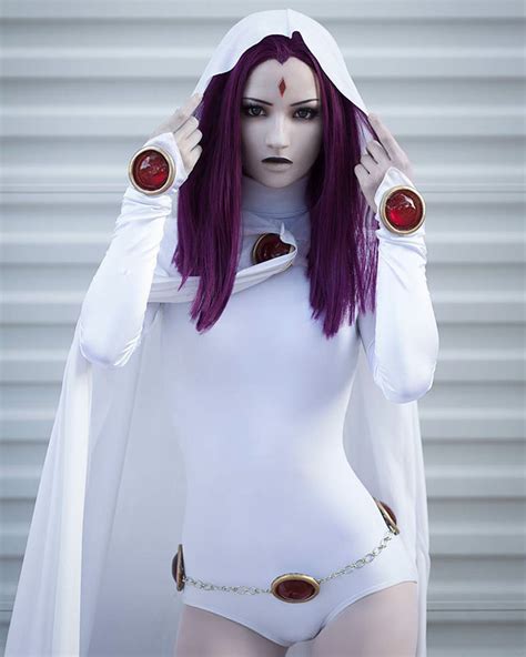 white raven cosplay from teen titans hotcosplay