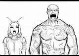 Mantis Drax Guardians Doodling Mcu Superheroes sketch template