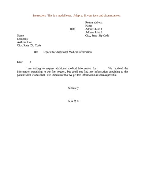 letter medical records  template pdffiller
