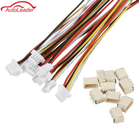 pcs mini micro jst  sh  pin  pin male female connector plug  wires cables mm