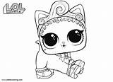 Lol Coloring Pages Pets Cat Kitty Royal Kids Printable Print Adults Color sketch template
