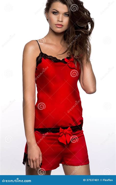 Beautiful Woman In Sex Sleepwear Stock Image Image Of Free Download