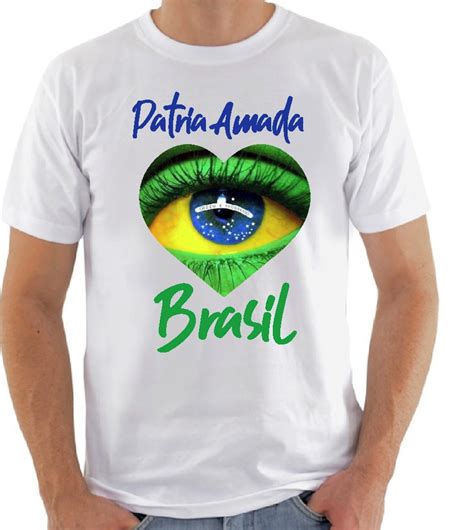 camiseta patria amada brasil bandeira mapa p   elo