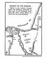 Moses Land Promised Colouring Hebrews Testament Exodus Reproduced öffnen Religionsunterricht sketch template