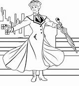 Poppins Mary Coloring Pages Fun Kids Color Printable Sheets Print Getcolorings Books Comments Colorin sketch template