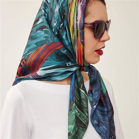 headscarf head scarf silk headscarf head scarf tying