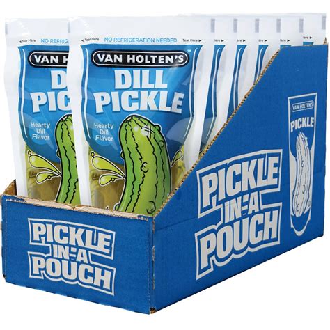 Buy Van Holtens Pickles Jumbo Dill Pickle In A Pouch 12 Pack