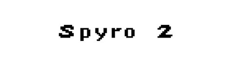 spyro 2 font