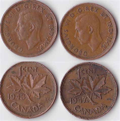 coin roll hunting  wheat pennies    canadian pennies
