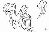 Rainbow Dash Lineart Deviantart Drawings Deviant Downloads sketch template