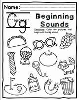 Letter Gg Phonics Activity Week Pack sketch template
