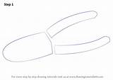 Draw Step Plier Drawing Pliers Tools Base Body Tutorials Drawingtutorials101 sketch template