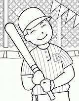 Coloring Baseball Pitcher Pages Popular sketch template