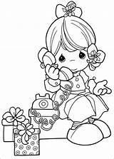 Coloring Pages Getdrawings Secretary Precious Moments sketch template