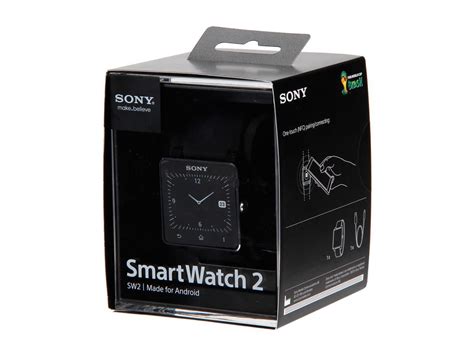 sony sw smartwatch  black neweggcom