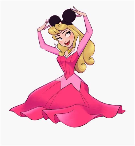 aurora sleepingbeauty pink disney cute cartoon drawing