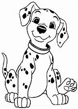Coloring 101 Pages Dalmation Dalmatians Dalmations Printable Kids Disney Puppy Sit Drawing Back Sheets Dog Designlooter Drawings Puppies Print 1000 sketch template