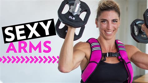 sexy strong arms at any fitness level — try this upper body workout