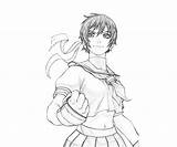 Shiritsu Gakuen Kasugano sketch template