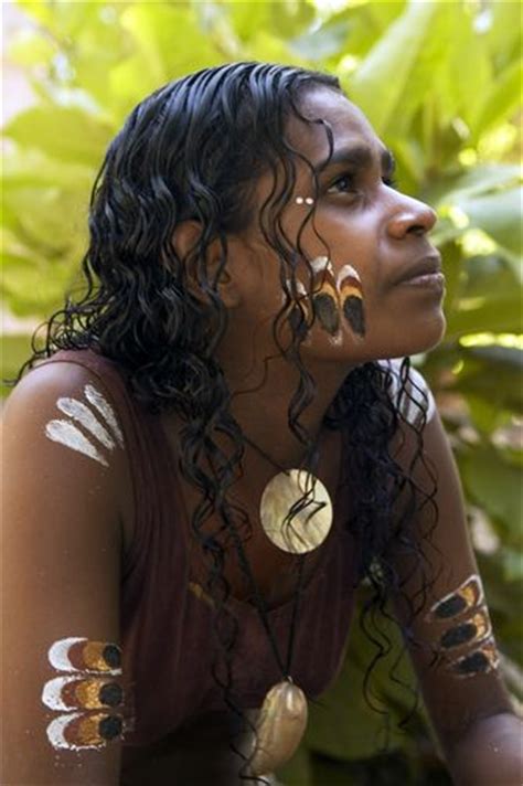 Australia Portrait Of An Aborigine Medicine Woman