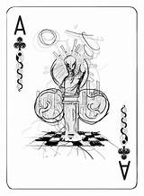 Kickstarter Card Uspcc Antithesis Ace sketch template