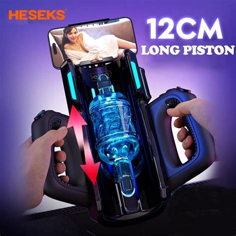 Heseks Automatic Telescopic Male Masturbator Cup Auto Jerking Sex