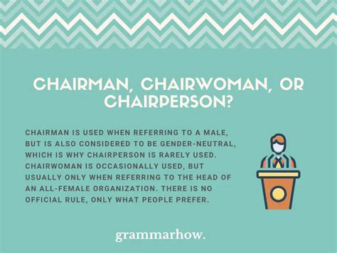 chairman chairwoman  chairperson     trendradars