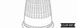 Thimble sketch template