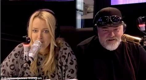 kyle sandilands used to spy on stepsister in the shower daily mail online