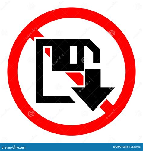 icon   prohibited vector illustration stock