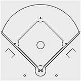 Field Softball Drawing Blank Baseball Diagram Printable Paintingvalley Drawings sketch template
