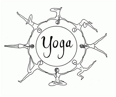 yoga coloring pages   yoga coloring pages png images