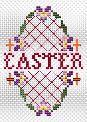 cross stitch patterns velikdenski motivi