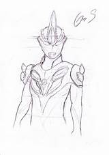 Ultraman Ginga Mewarnai Terkeren sketch template