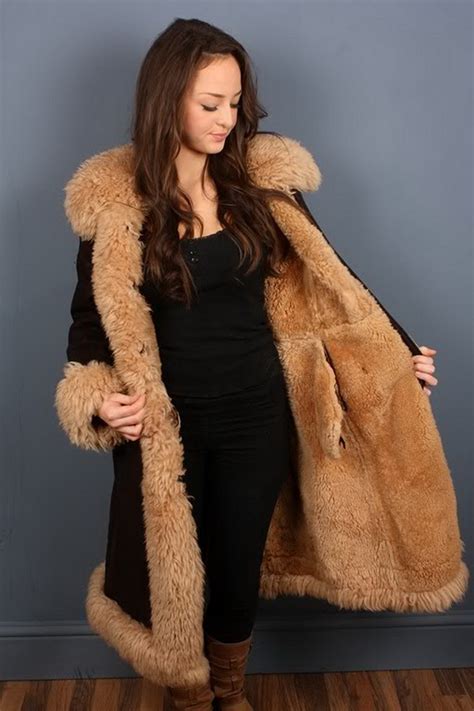 Sheepskin Shearling Lover Melissa Sexy And Beautiful Vintage