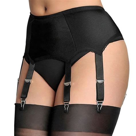 buy sexy suspenders womens garter 6 strap plain sexy