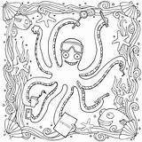 Octopus Volleybragswag sketch template