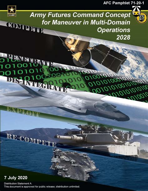 army futures command concept  maneuver  multi domain operations  article  united
