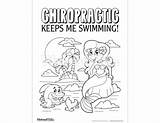 Chiropractic Coloring Pages Kids Sheets Printable Template Therapy Care sketch template