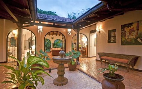 house plans traditional mexican hacienda style homes tandem  images ranch style homes
